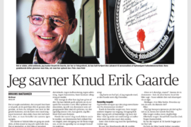 En hyldest til Knud Erik Gaarde – en artikel af Ole Bruun jv.dk